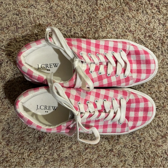 Gingham J.Crew Sneakers - Picture 2 of 4